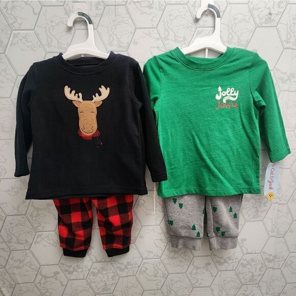 Nwt 18 months Toddler Boys Christmas Clothes Bundle - Picture 1 of 7
